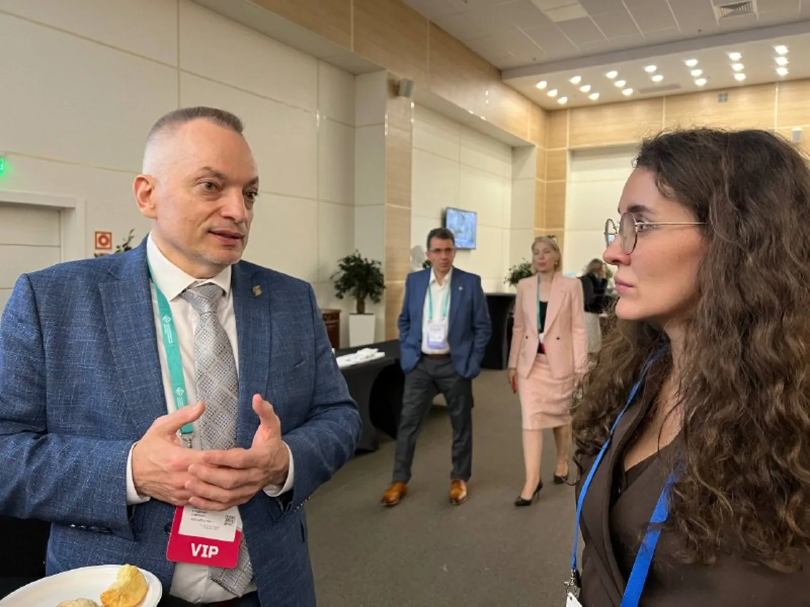 Разговор на площадке конгресса